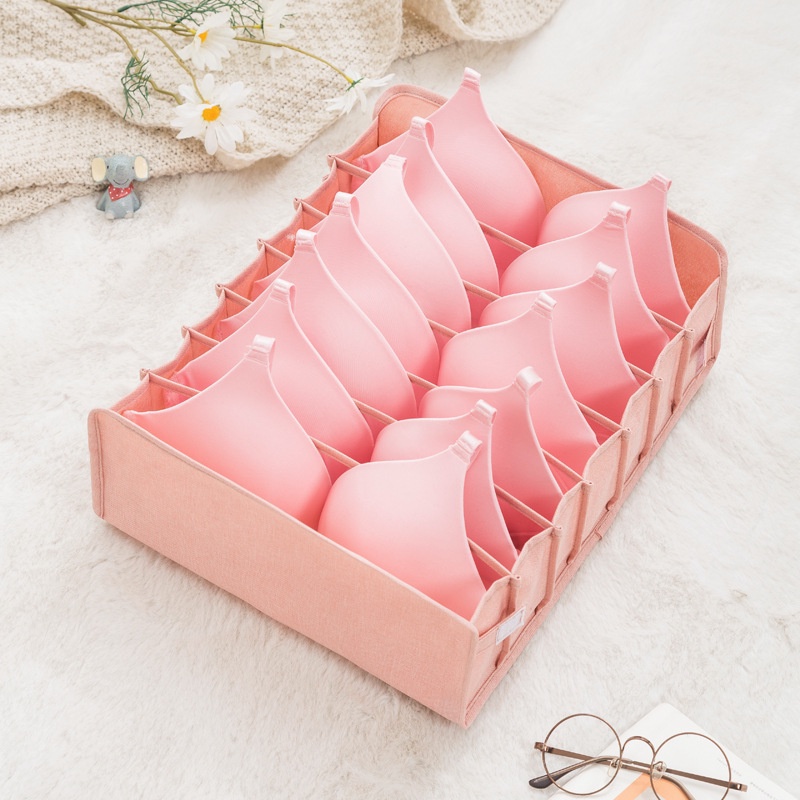 (Bán Buôn Sỉ) Set 3 túi lưu trữ đồ lót có thể gập lại T2