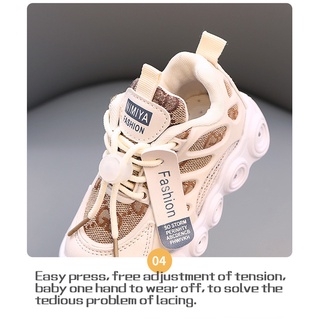 Giày Sneaker Đế Gắn Đèn Led Cho Bé