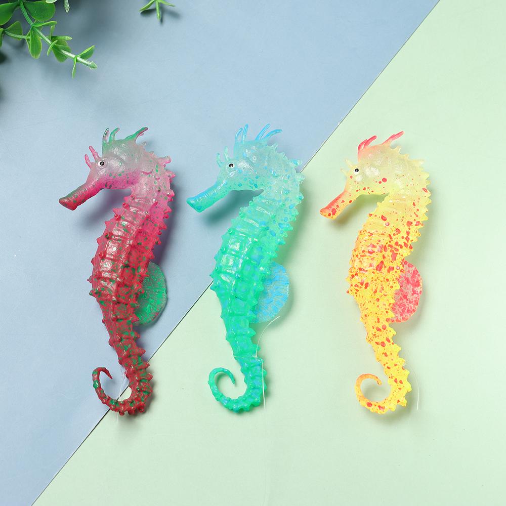 KUNHEV Đồ Chơi Trang Trí Bể Cá Bằng Silicone Hình Hoa Mẫu Đơn