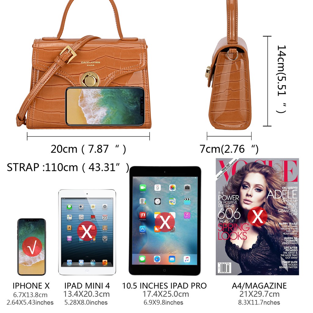 Túi Xách David Jones Paris Dành Cho Nữ | BigBuy360 - bigbuy360.vn