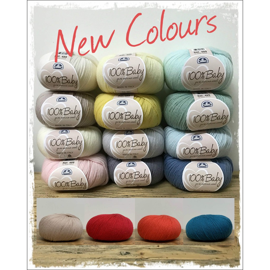 1/2 (HN) CROWN Len DMC 100% Baby Pure Merino