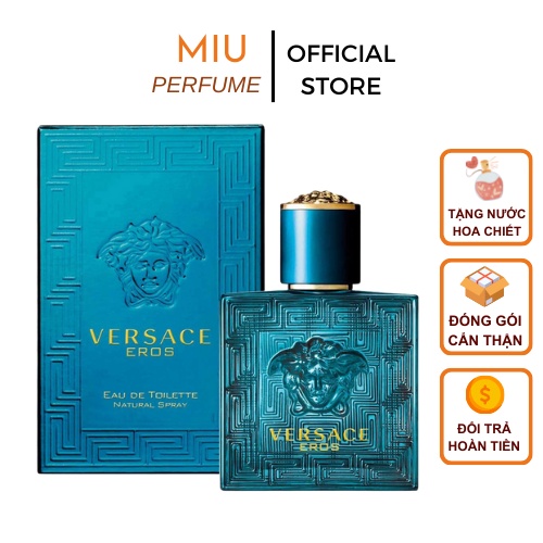 Nước hoa Nam Versace Eros 100ML 🌹 Nước Hoa Nam Chính Hãng