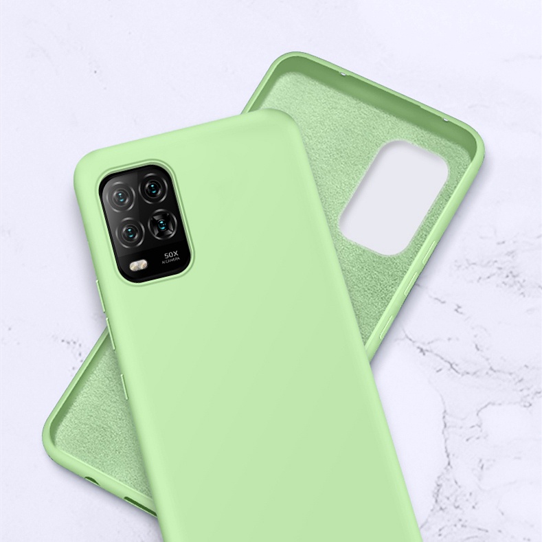Ốp Lưng Silicone Mềm Màu Trơn Cho Xiaomi Mi 12T 12 12X 11T 11 Lite 5G NE 10T Pro