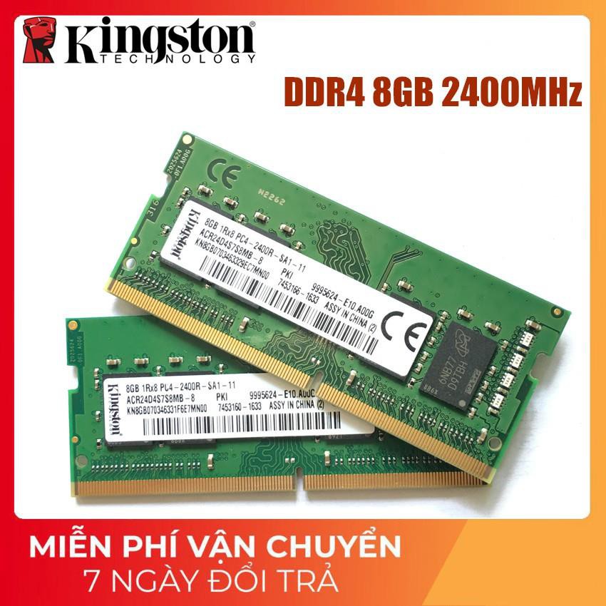 [BH 12TH] Ram Laptop Kingston DDR4 4GB/8GB Bus 2400