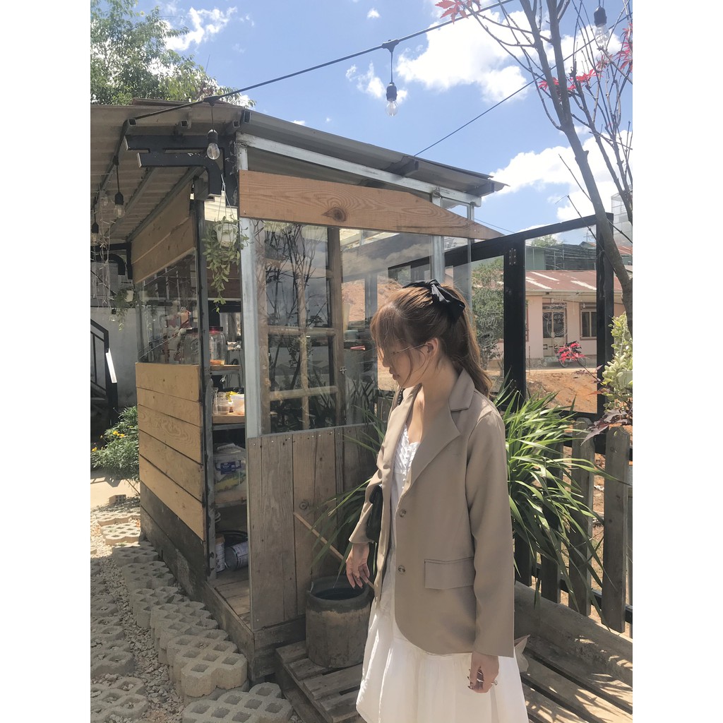 ÁO BLAZER 2 LỚP TÚI NẮP STYLE HÀN QUÔC CỰC KÌ XINH | BigBuy360 - bigbuy360.vn