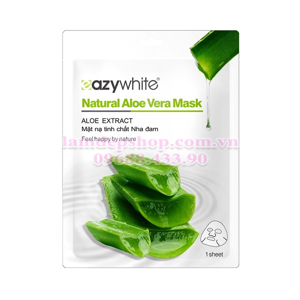 Mặt nạ đắp mặt - EazyWhite - Mặt nạ Tinh Chất Nha Đam (1 miếng)