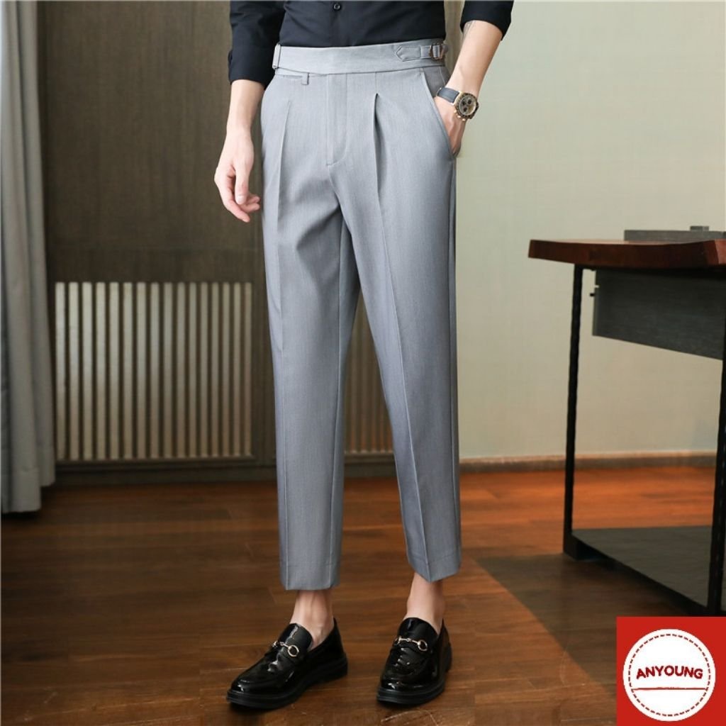 Quần Tây Nam SANMINHCHAU Quần Âu Bó Gấu Phong Cách Hàn Quốc Lịch Lãm Sang Trọng QD311