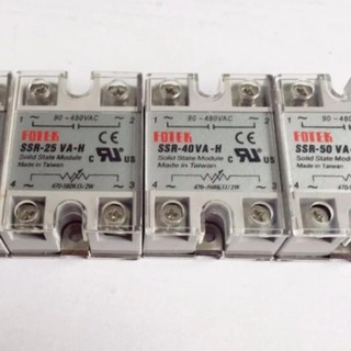 Rơ le bán dẫn SSR-40VA-H giá rẻ chuyểntừ 500KΩ/1/4W sang 90-480VAC