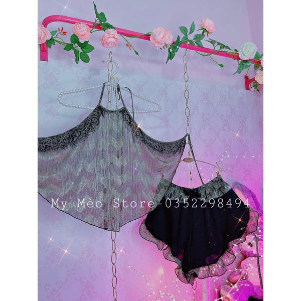 Yếm nhũ phối ren | BigBuy360 - bigbuy360.vn