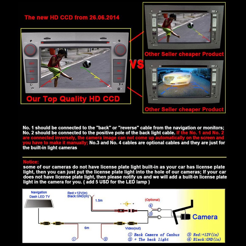 Car Front Grille Camera for Toyota Prado 2014-2017 with CCD Waterproof IP67 150 Wide Degree | BigBuy360 - bigbuy360.vn