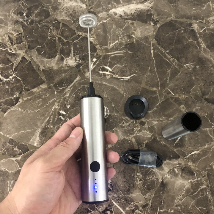 Máy đánh trứng, tạo bọt cà phê cầm tay cao cấp MFB1501G Công suất: 8W - Dung lượng pin: 800mAh - BẢO HÀNH 6 THÁNG