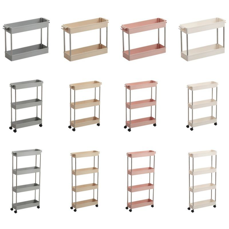 Kệ đựng đồ dùng 2/3/4 tầng có bánh xe tiện dụng | BigBuy360 - bigbuy360.vn