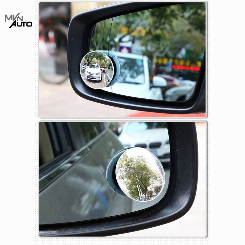 Bộ 2 Gương Cầu Lồi Gắn Kính Hậu Ô tô Xoay Đa Chiều Giúp Xóa Điểm Mù – Mvn Auto