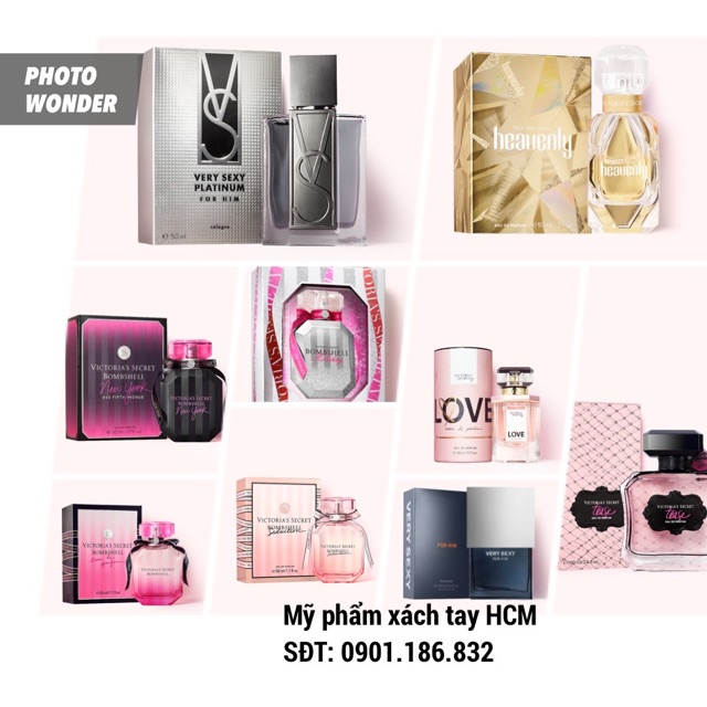 [Có Bill - Có sẵn] Nước hoa victoria secret very sexy, bomshell, crush 30ml, 50ml | BigBuy360 - bigbuy360.vn