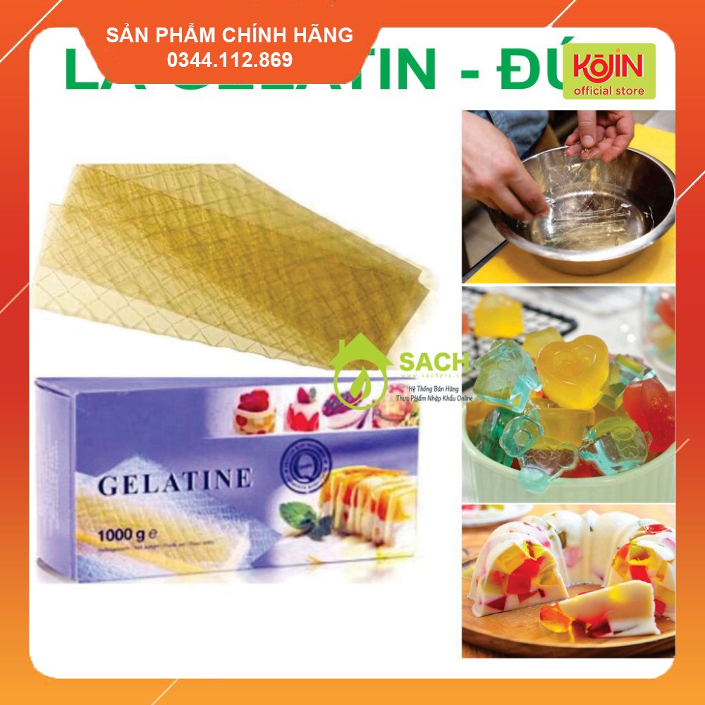 Lá Gelatin - Gelatine - Nhập Khẩu Đức