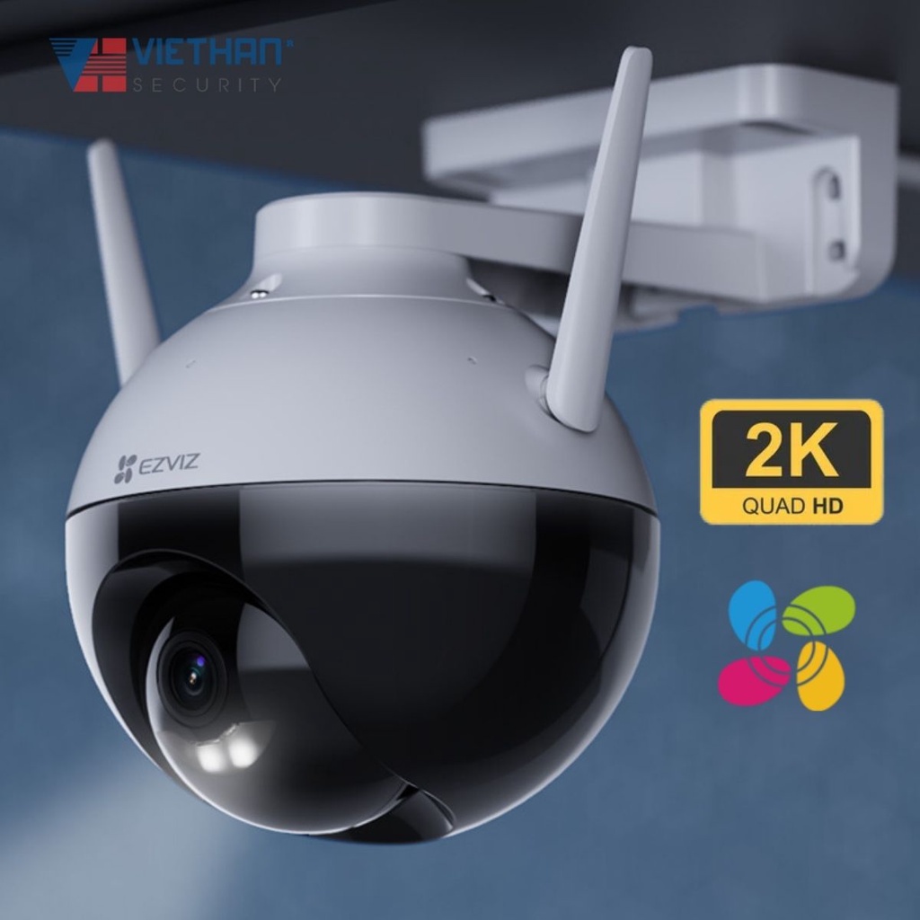 Camera wifi ngoài trời, chống nước ezviz C3WN, C3X, C3W Pro, C3TN, C8W - Hàng chính hãng