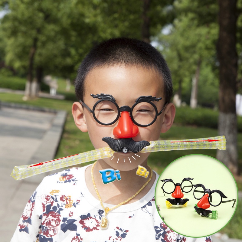 Đồ Chơi Còi Thổi Vui Nhộn Hình Chú Rồng Đeo Mắt Kính Ngộ Nghĩnh Cho Bé