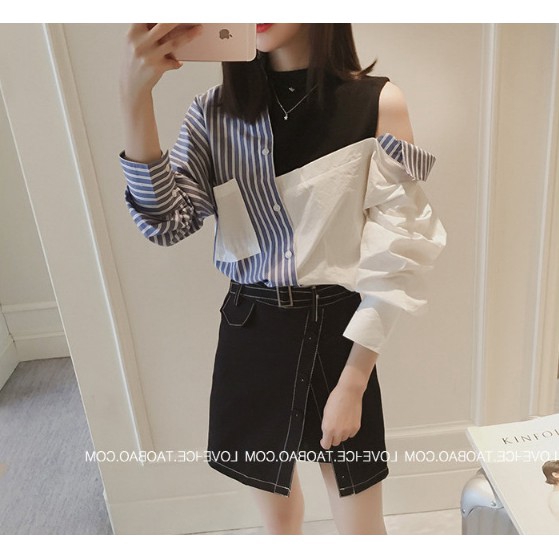 Women Blouse long sleeve loose shirts | BigBuy360 - bigbuy360.vn