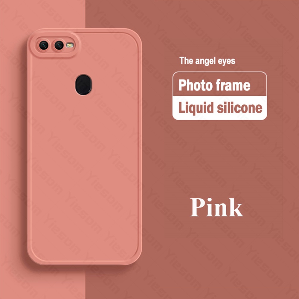Ốp Điện Thoại Silicon Mềm Nhám Màu Trơn Bảo Vệ Camera Cho OPPO A12 A5S A7 A11K A1K A3S A5 A9 2020 A83 A57 4G 2022 A37