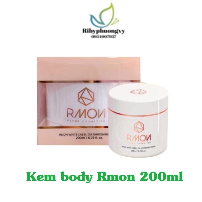 KEM BODY Ủ TRẮNG DA RMON - KHÁNG NƯỚC TRẮNG MỊN NGỌC NGÀ CHỈ SAU 2 TUẦN SỬ DỤNG