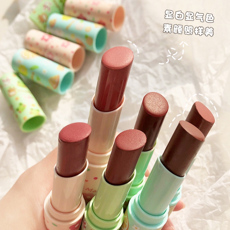 Son Môi Dưỡng Ẩm Lâu Trôi Chống Thấm Nước Màu Nhung Mờ Thời Trang