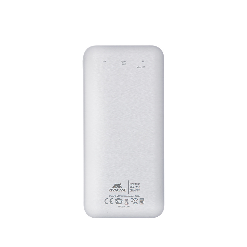 Pin Sạc Dự Phòng Sạc Nhanh Rivacase VA2280 20000 mAh - Hàng Chính Hãng