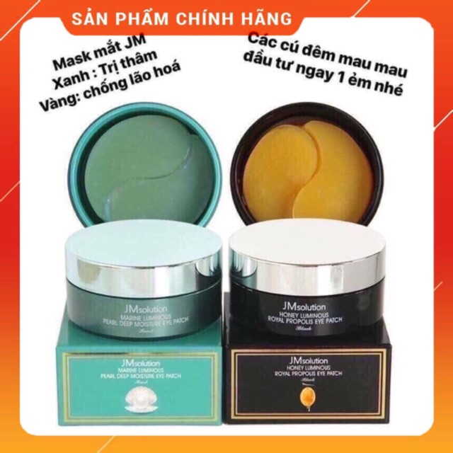 Mặt nạ mắt giảm thâm và nhăn mắt JMsolution