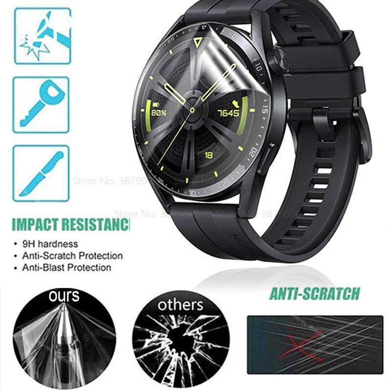 Miếng Dán Sợi Carbon Bảo Vệ Mặt Sau Đồng Hồ Huawei GT2 GT3 Pro 46mm Huawei Magic 2 Watch 3 Pro 46mm