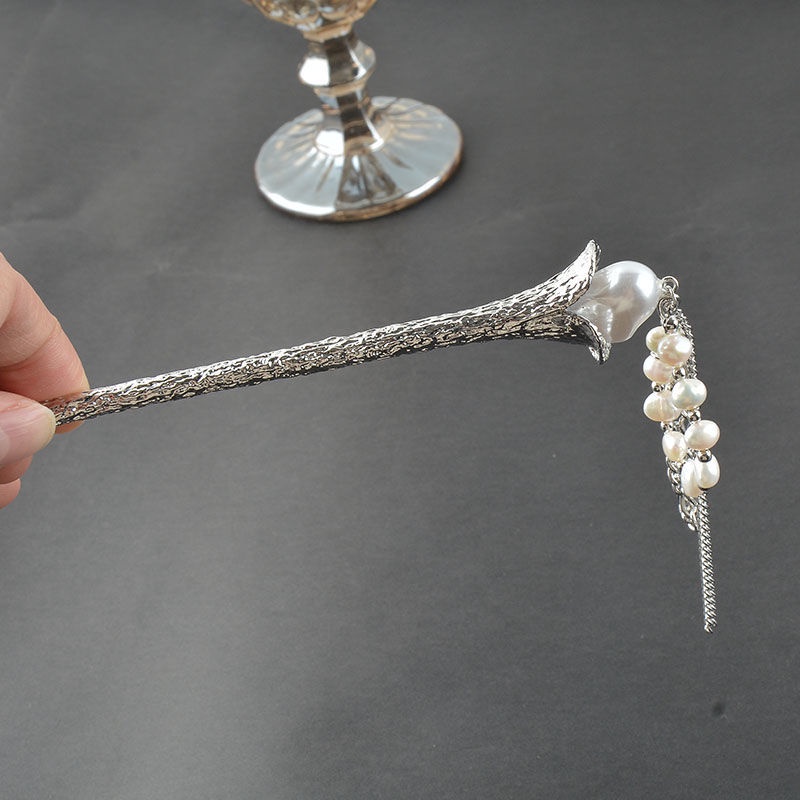 Kẹp Tóc Hợp Kim Màu Bạc Phong Cách Mùa Hè Cho Nữ