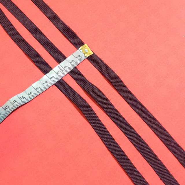1m Thun 1cm - 1.2cm  Trắng / Đen Hàng Công Ty