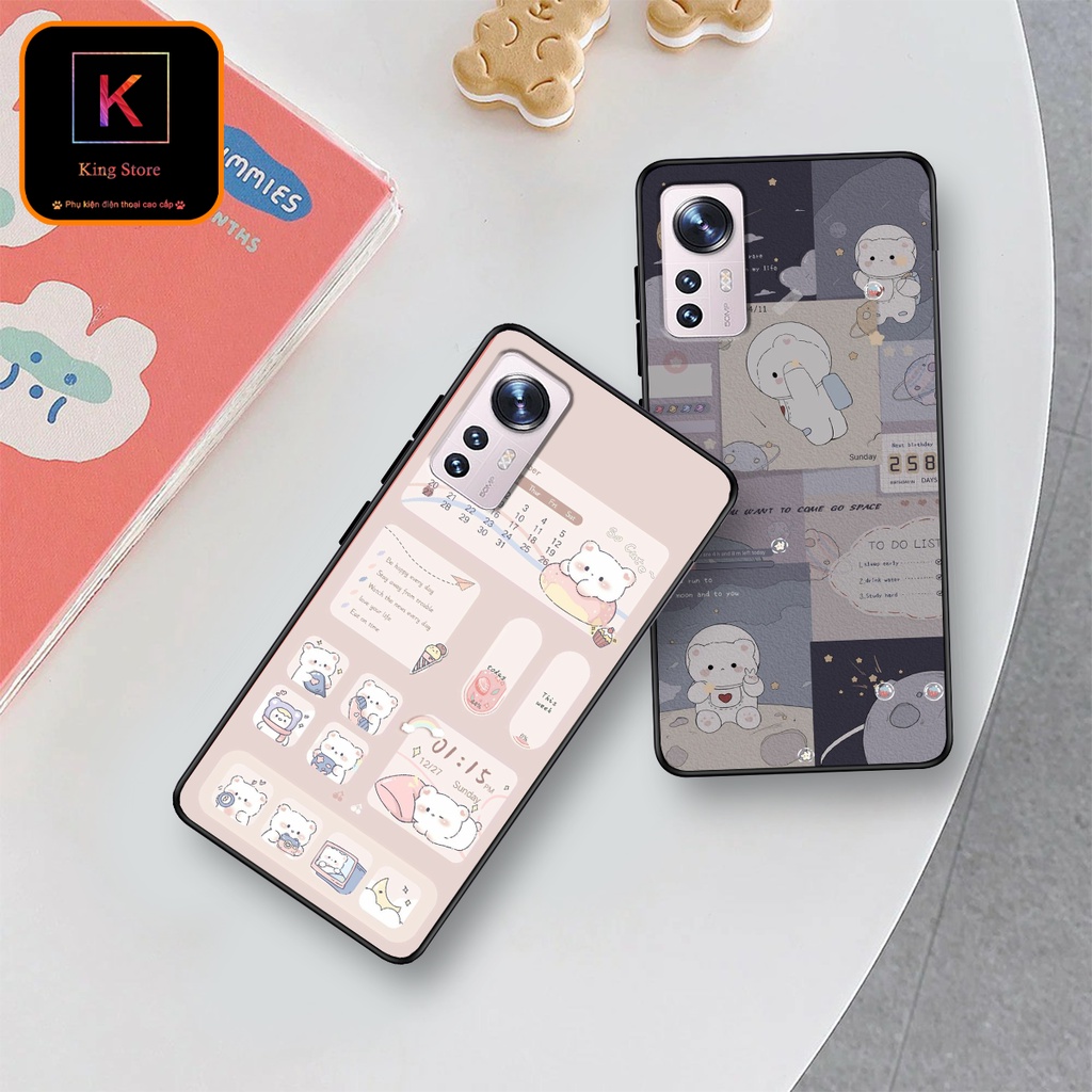 Ốp lưng Xiaomi 12 - Xiaomi 12S - Xiaomi 12 Lite - Ốp in hình thỏ con dễ thương - Lưng nhám Viền TPU cao cấp