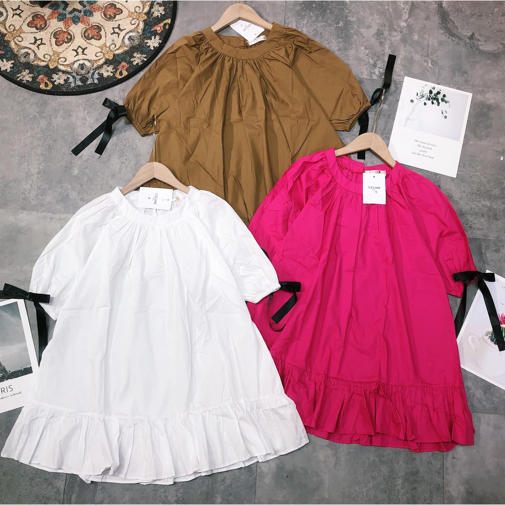 Váy thô dáng ngắn buộc Nơ Tay xinh xắn ( kèm ảnh thật, video ) | BigBuy360 - bigbuy360.vn