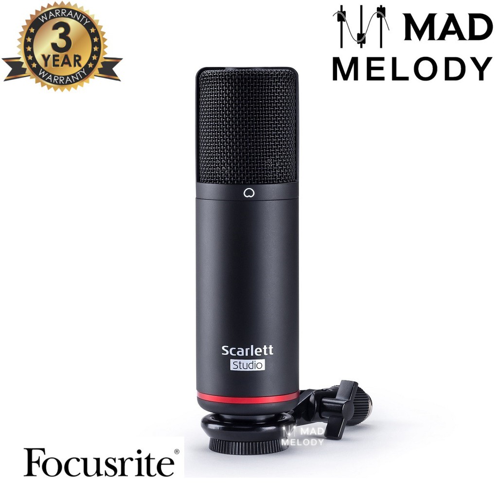 Focusrite Scarlett Solo Studio Pack (3rd Gen) [bộ thu âm chất lượng Solo Gen 3, thế hệ 3, NEW & chính hãng]