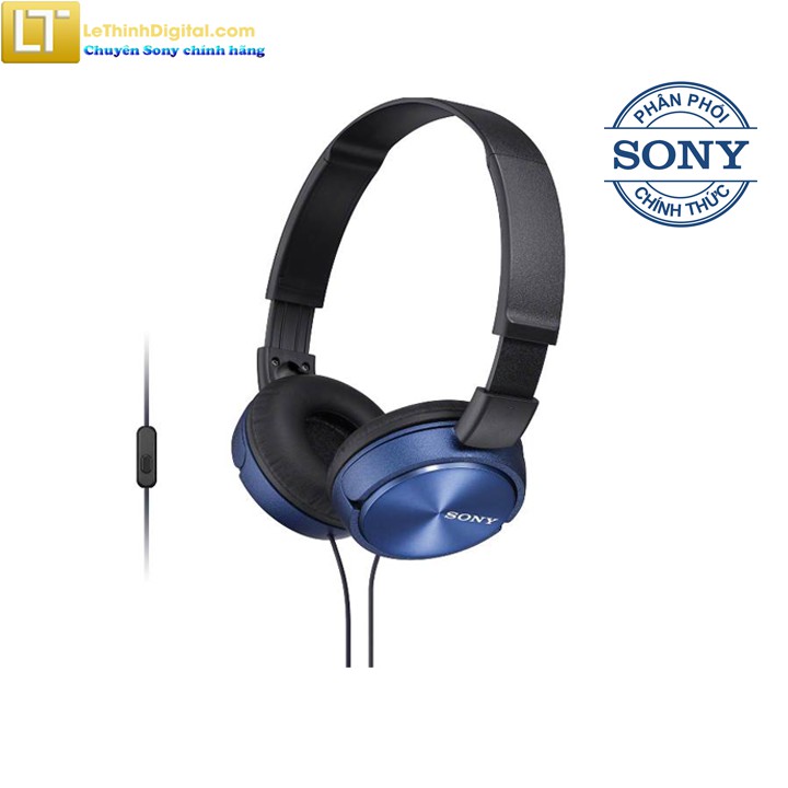 Tai nghe Sony MDR-ZX310AP (Xanh Dương) | Hãng phân phối | Bảo hành chính hãng 12 tháng toàn quốc