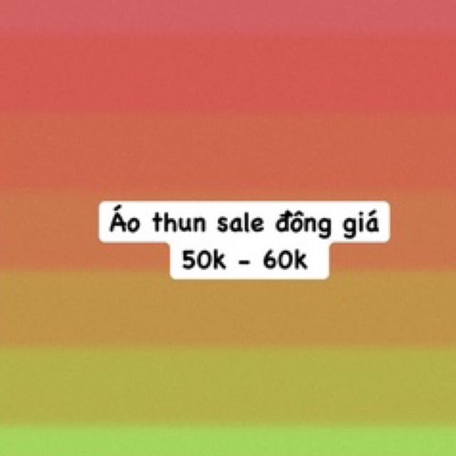 Áo thun tay lỡ giá rẻ phông sale đồng giá 50k - 60k