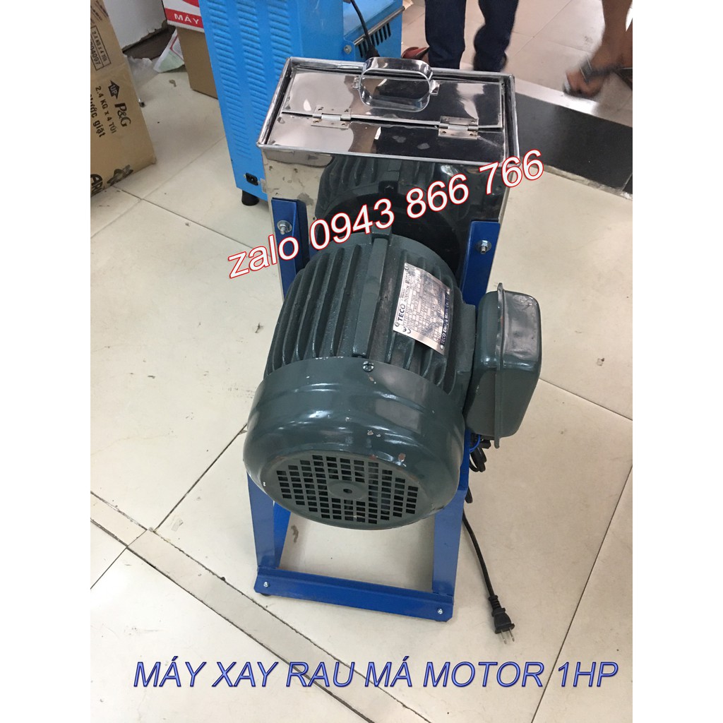 MÁY XAY RAU MÁ - XAY LÁ DỨA MOTOR 1 NGỰA