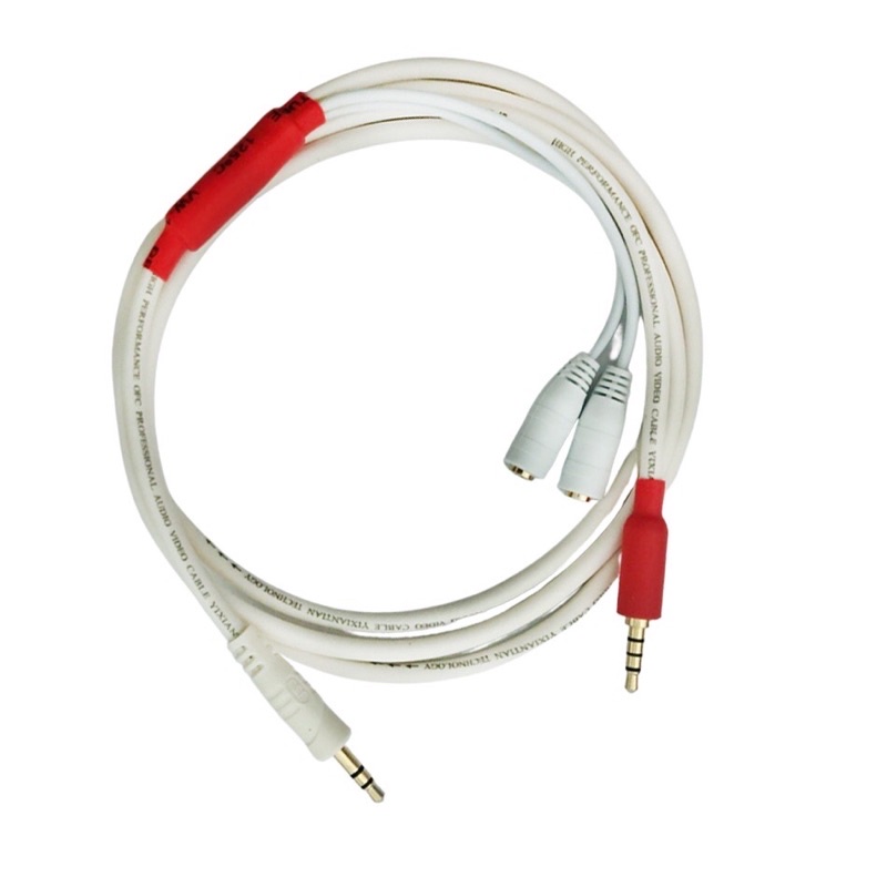 Dây Livestream Chế Cho Ra 2 Cổng Tai Nghe Dùng Cho Mic C7, C11, C16, C25, C28 Sound C ard K10, icon pro H9, K300 K500 vv