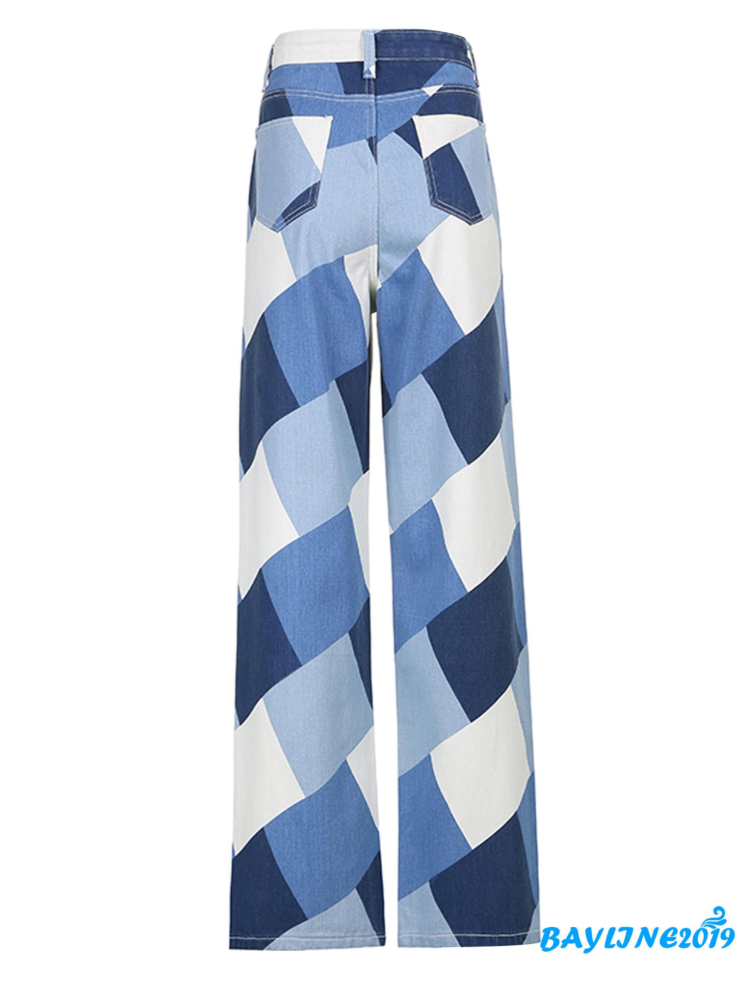 Quần Dài Jean Ống Rộng Suông Thời Trang Phong Cách Cá Tính Dành Cho Nữ | BigBuy360 - bigbuy360.vn