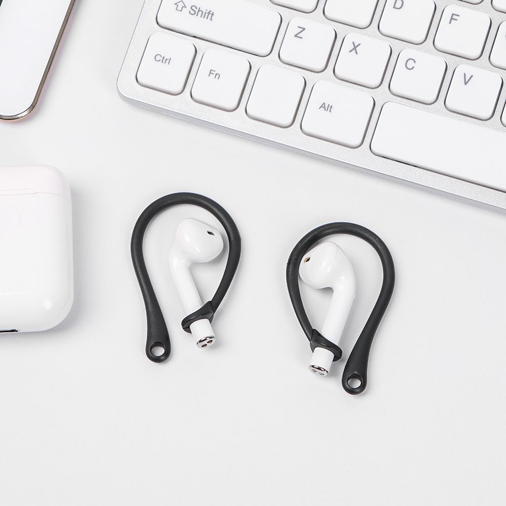 Móc silicon mềm gắn tai nghe thể thao bảo vệ an toàn chống thất lạc nhiều màu sắc