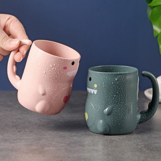 Cốc đánh răng hình khủng long dễ thương cho cặp đôi