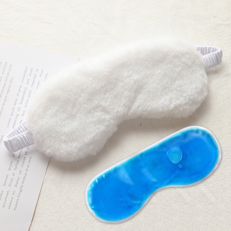 Bịt che mắt ngủ len có gel làm mát túi nước cute dễ thương Hàn Quốc iLita đồ dành cho bé và người lớn cao cấp massage