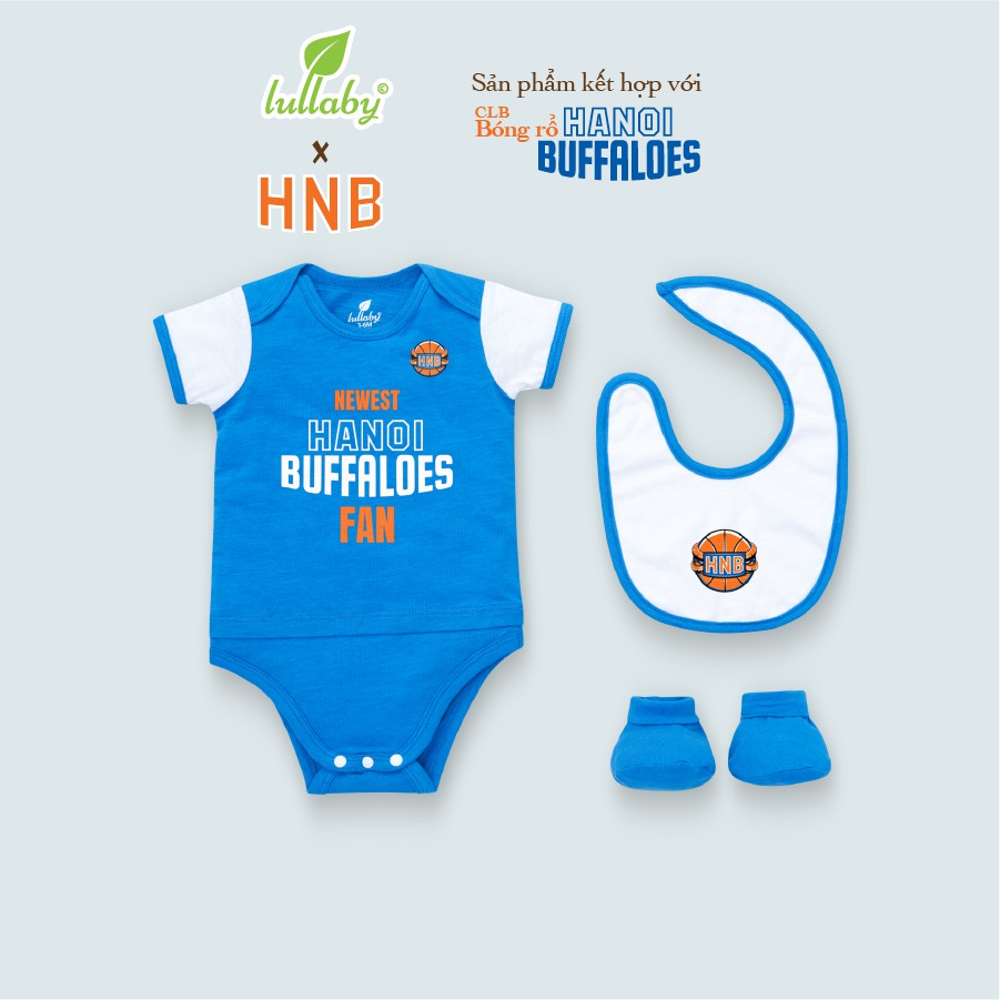 Lullaby x HNB HNB03 Set body vai chồm + Bao chân + Yếm cài