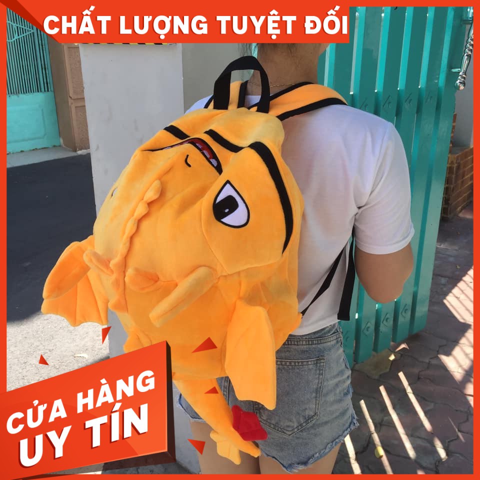 [CHÍNH HÃNG]Balo Con Rồng cực KUTE vải nhung và loại lớn có đủ màu