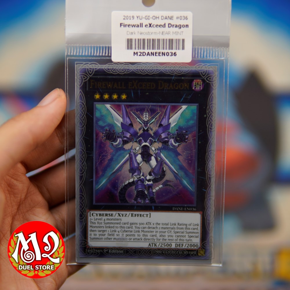 Thẻ bài yugioh Firewall eXceed Dragon - Quái thú rồng Vrains -  Bảo quản M2SCCQ-LITE