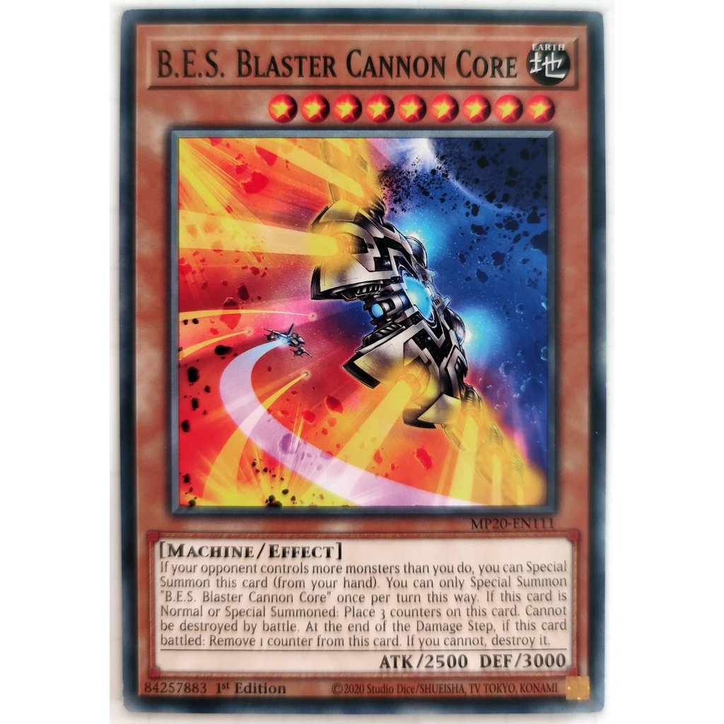 [Thẻ Yugioh] B.E.S. Blaster Cannon Core |EN| Common