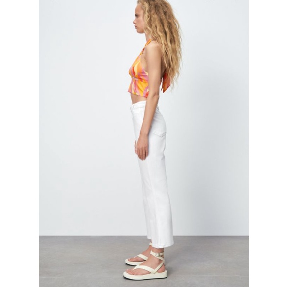 Áo Lửng Croptop Zara Authentic sz Xs, new 98%