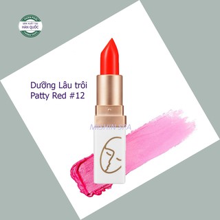 Son Dưỡng Lâu Trôi (màu Party Red) No 12_Javin De Seoul Flower For Me Velvet Lipstick #12 (Party Red)