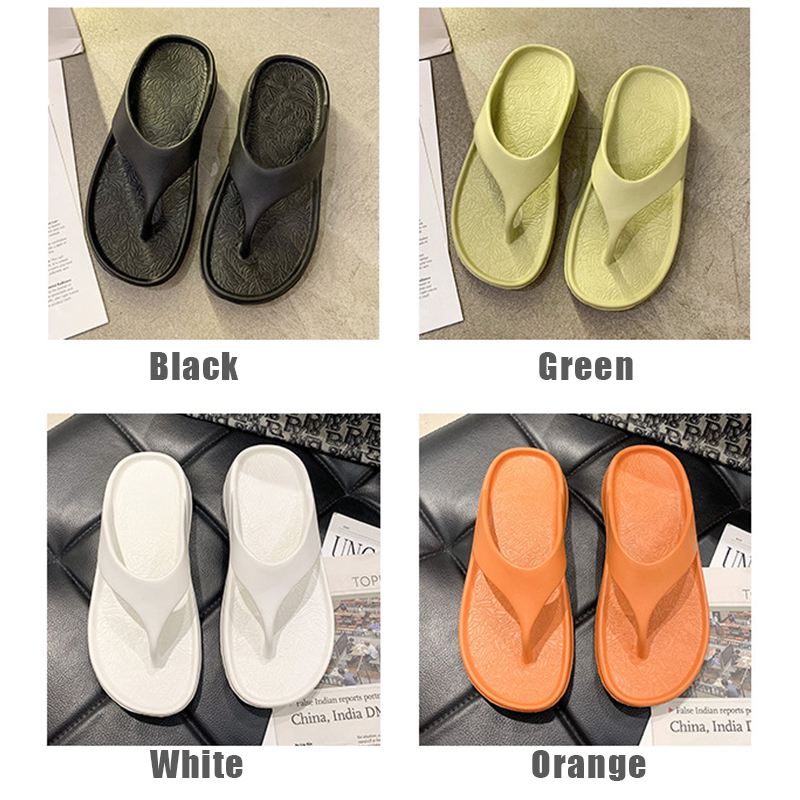 Dép xỏ ngón đế dày tăng chiều cao 4cm thời trang dành cho nữ cỡ 35-44 AYUER