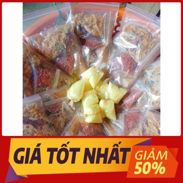 100g bánh tráng trộn để riêng gia vị