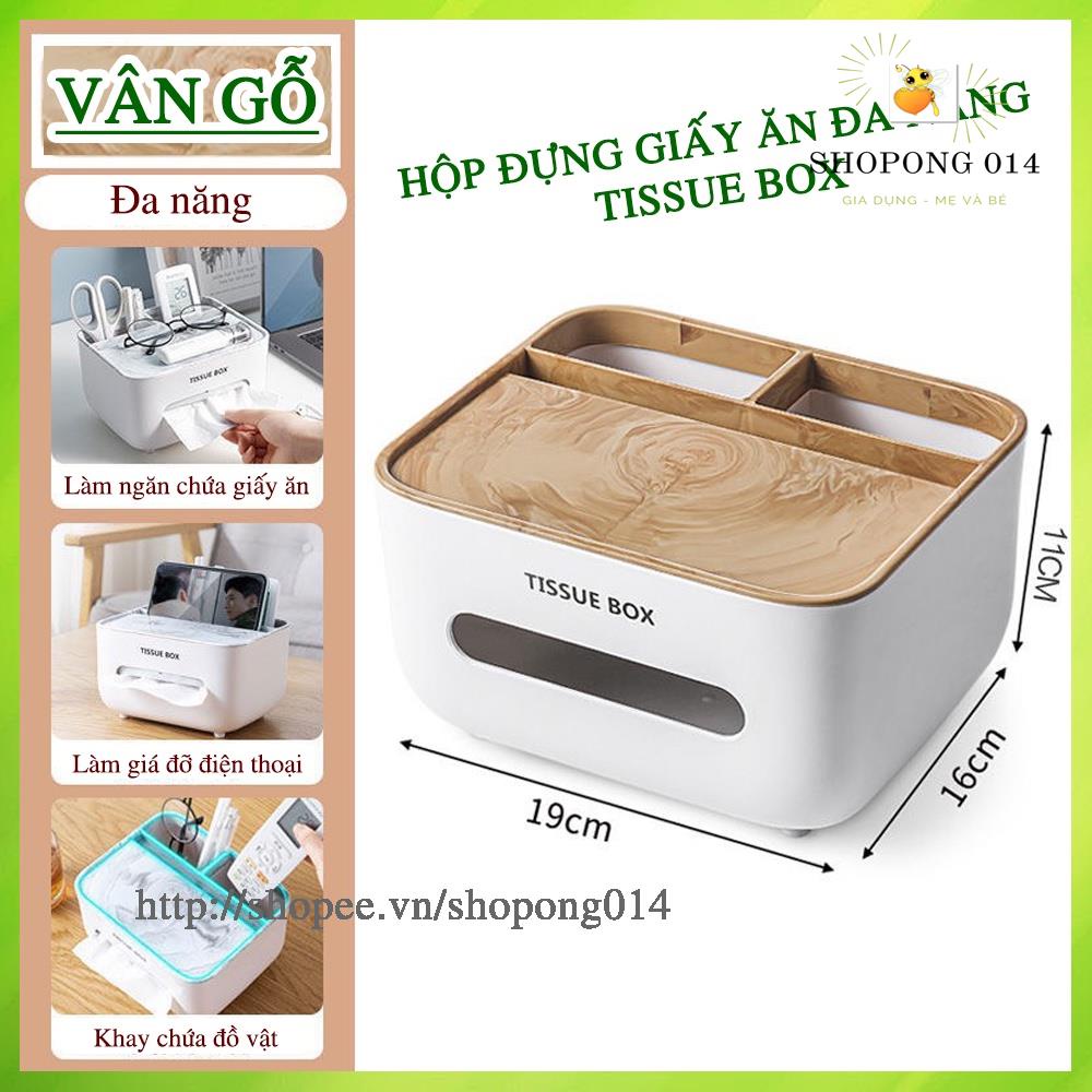 Hộp đựng khăn giấy TISSUE BOX đa năng